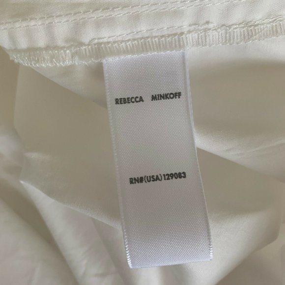 REBECCA MINKOFF White Kassidy Midi Shirt Dress - Picture 5 of 7